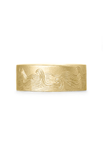 Swell Engraved Band